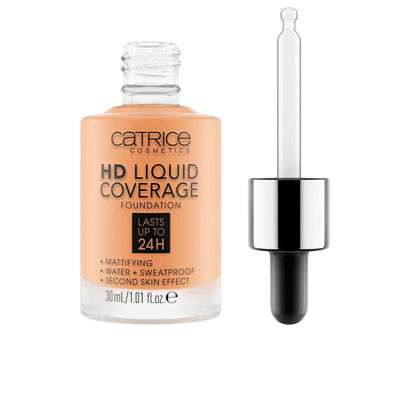HD LIQUID COVERAGE FOUNDATION lasts up to 24h 