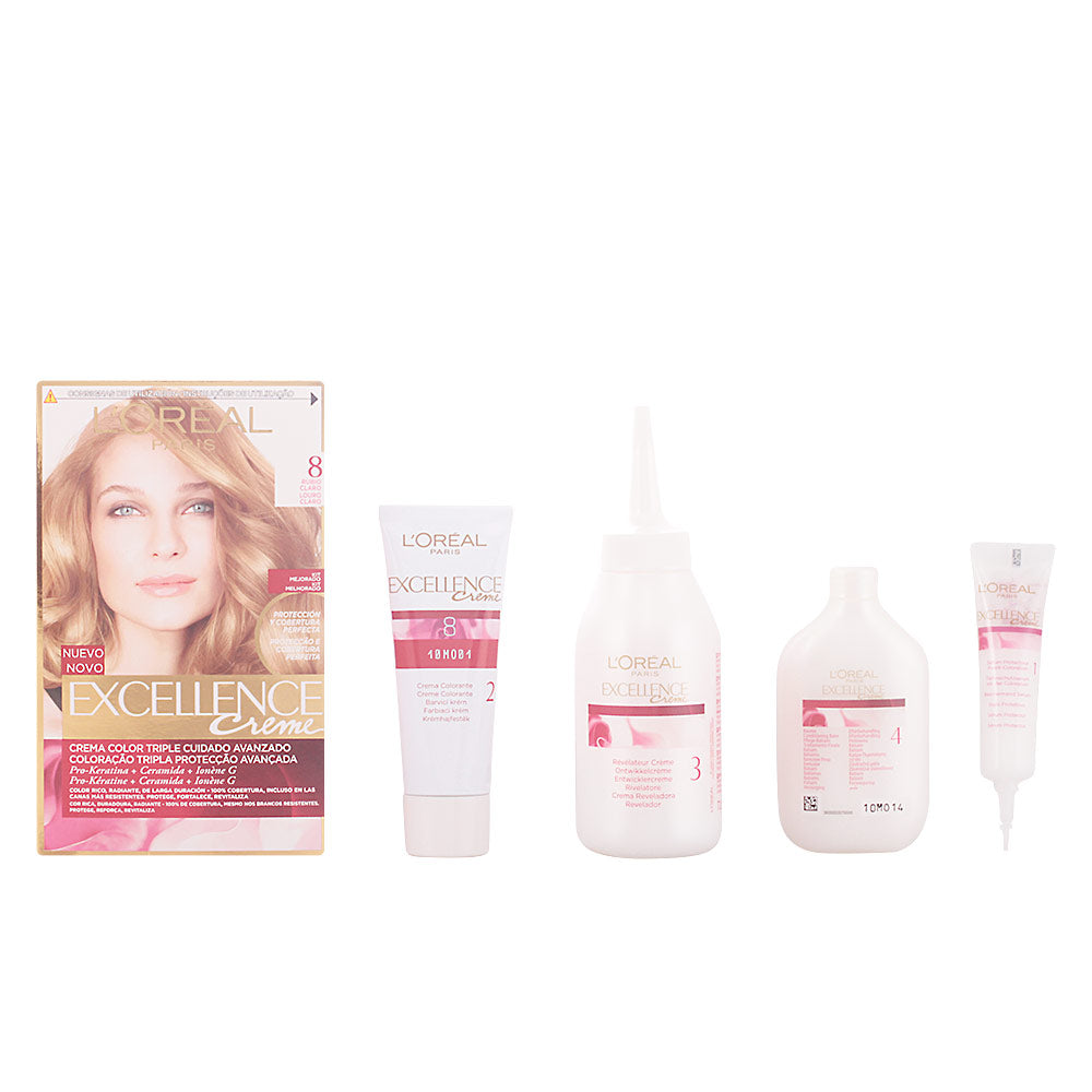 EXCELLENCE Creme tinte #8 rubio claro