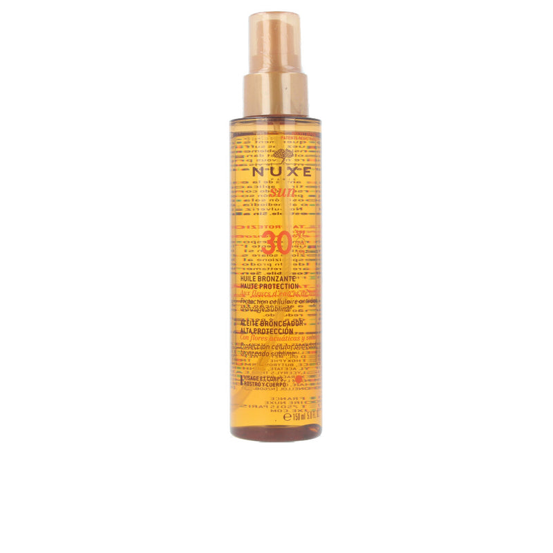 NUXE SUN huile bronzante haute protection SPF30 spray 150 ml