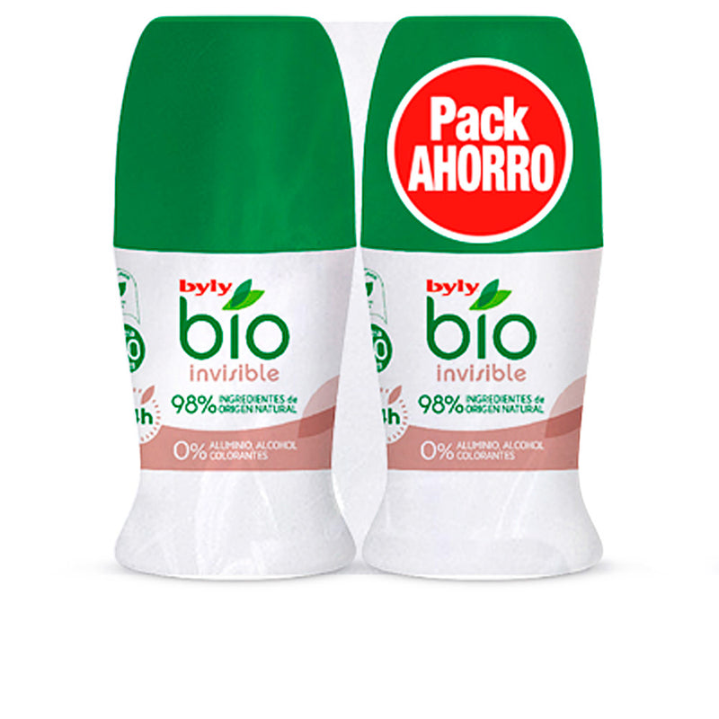 BIO NATURAL 0% INVISIBLE DEO ROLL-ON SET 2 pz