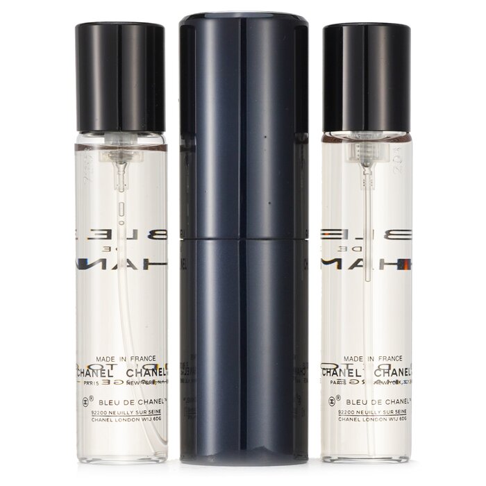 Bleu De Chanel Eau De Toilette Travel Spray & Two Refills - 3x20ml/0.7oz