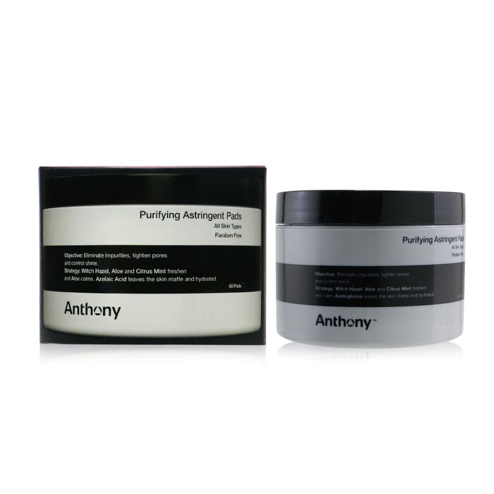 Logistics For Men Purifying Astringent Pads (for All Skin Types) - 60pads