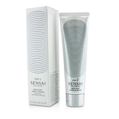 Sensai Silky Purifying Mud Soap - Wash & Mask (new Packaging) - 125ml/4.3oz