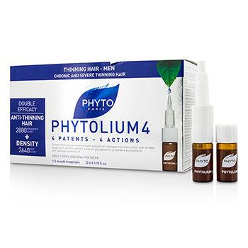 Phytolium 4 Chronic And Severe Anti-thinning Hair Concentrate (for Thinning Hair - Men) - 12x3.5ml/0.118o