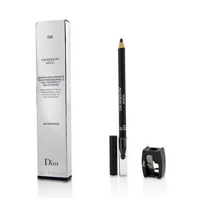 Diorshow Khol Pencil Waterproof With Sharpener - # 099 Black Khol - 1.4g/0.04oz