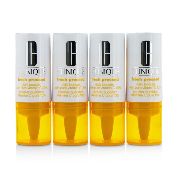 Fresh Pressed Daily Booster With Pure Vitamin C 10% - All Skin Types - 4x8.5ml/0.29oz