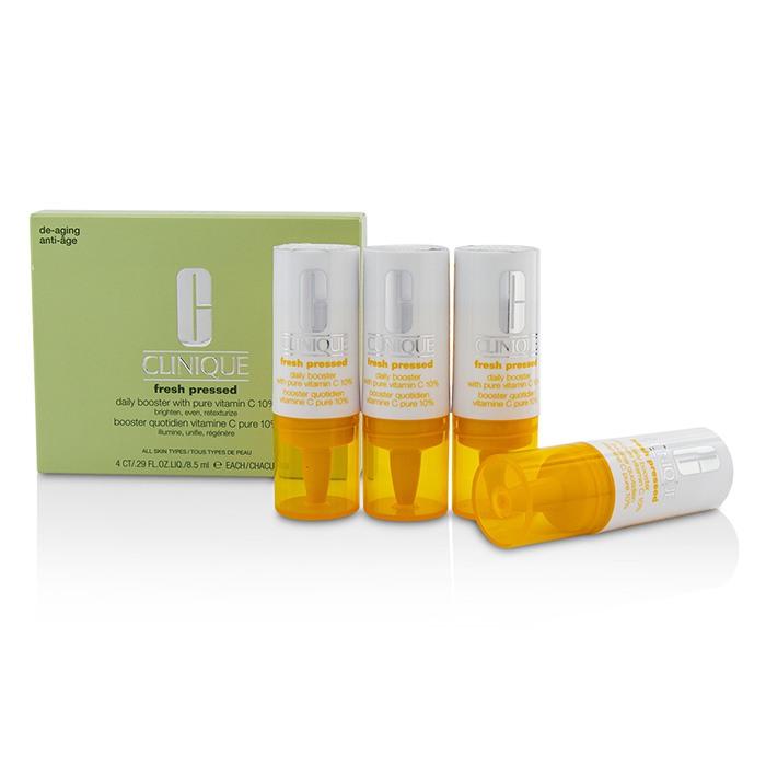 Fresh Pressed Daily Booster With Pure Vitamin C 10% - All Skin Types - 4x8.5ml/0.29oz