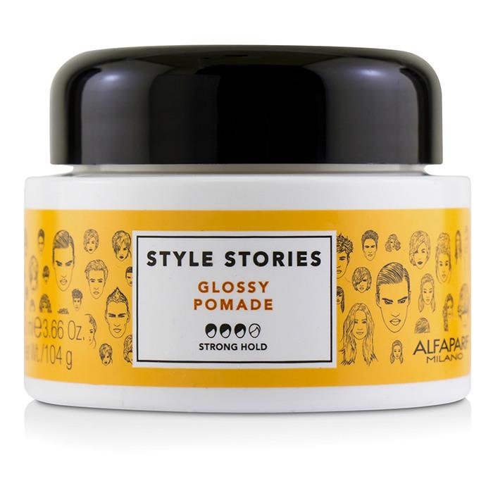 Style Stories Glossy Pomade (strong Hold) - 100ml/3.66oz