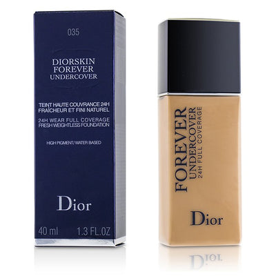 Diorskin Forever Undercover 24h Wear Full Coverage Water Based Foundation - # 035 Desert Beige - 40ml/1.3oz