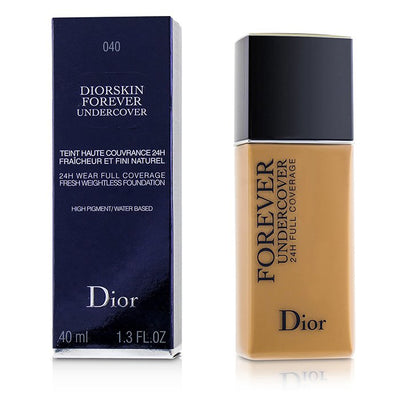 Diorskin Forever Undercover 24h Wear Full Coverage Water Based Foundation - # 040 Honey Beige - 40ml/1.3oz