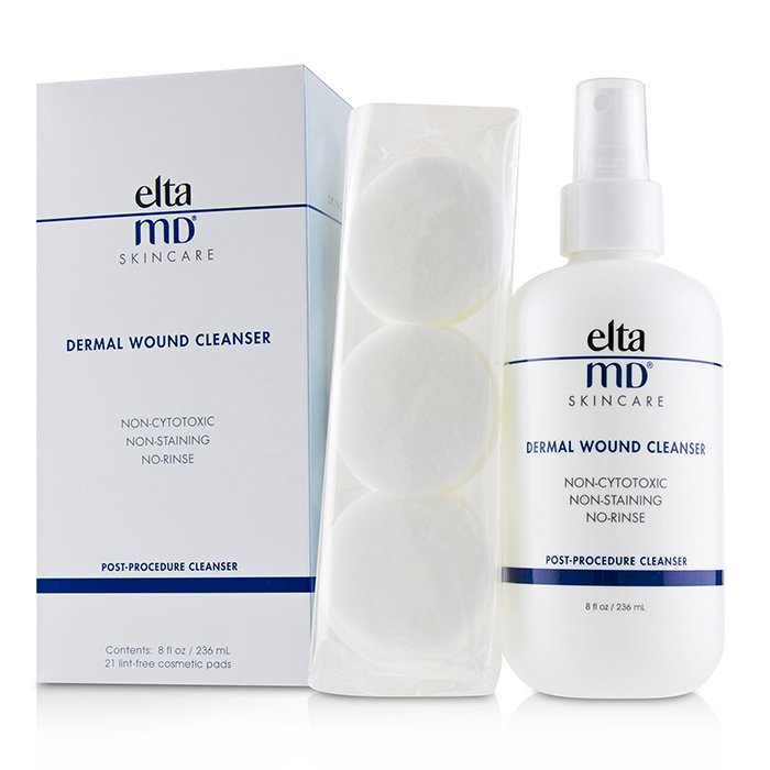 Dermal Wound Cleanser (with 21 Lint-free Cosmetic Pads) - 236ml/8oz