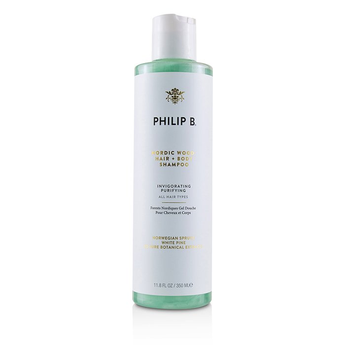 Nordic Wood Hair + Body Shampoo (invigorating Purifying - All Hair Types) - 350ml/11.8oz