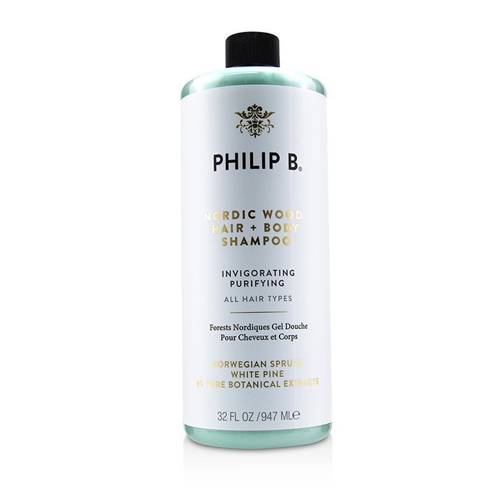 Nordic Wood Hair + Body Shampoo (invigorating Purifying - All Hair Types) - 947ml/32oz