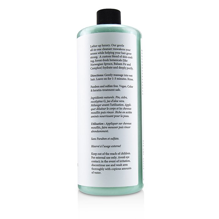 Nordic Wood Hair + Body Shampoo (invigorating Purifying - All Hair Types) - 947ml/32oz