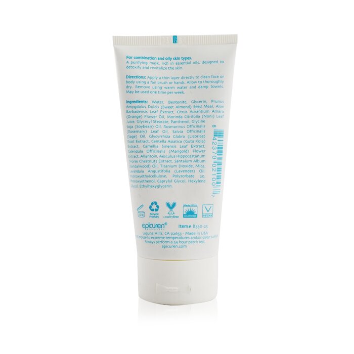 Volcanic Clay Purifying Mask - For Combination & Oily Skin Types - 74ml/2.5oz