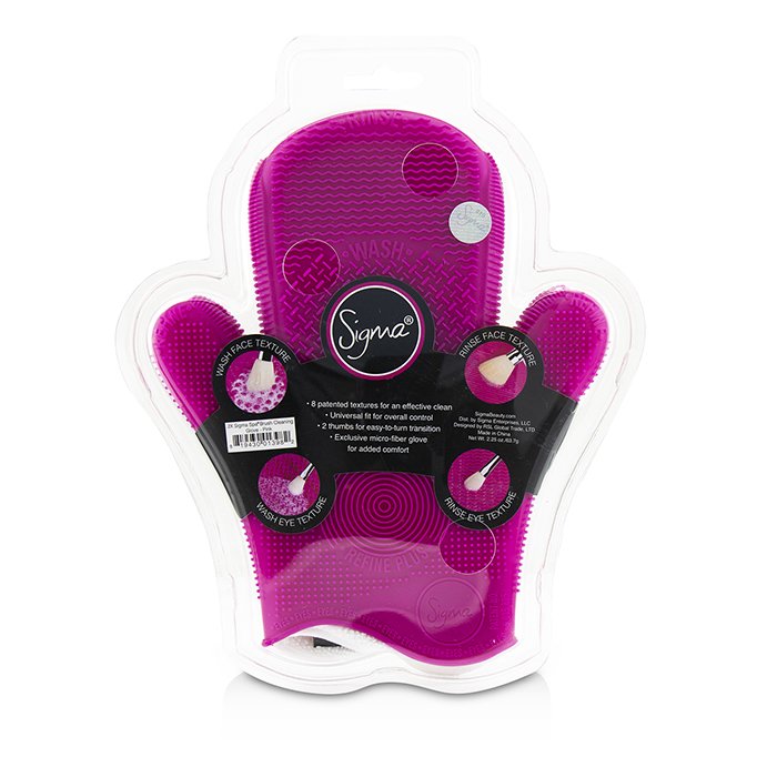 2x Sigma Spa Brush Cleaning Glove - 