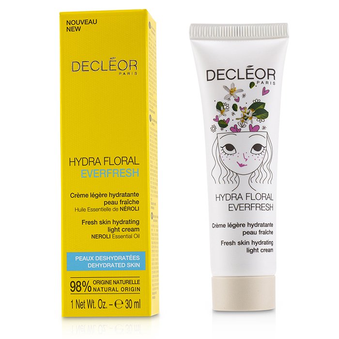 Hydra Floral Everfresh Fresh Skin Hydrating Light Cream - For Dehydrated Skin - 30ml/1oz