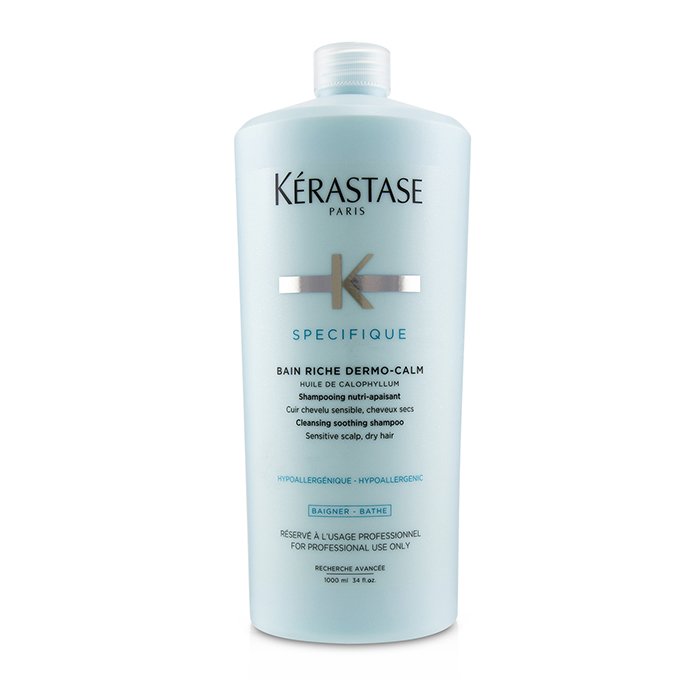 Specifique Bain Riche Dermo-calm Cleansing Soothing Shampoo (sensitive Scalp, Dry Hair) - 1000ml/34oz