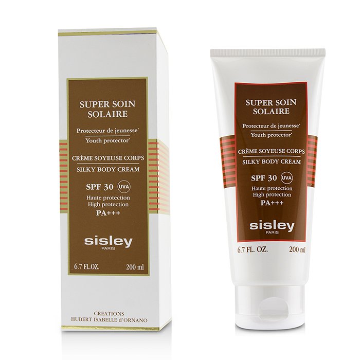 Super Soin Solaire Silky Body Cream Spf 30 Uva High Protection 168105 - 200ml/6.7oz