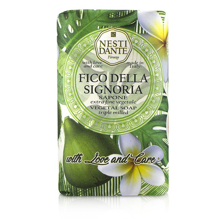 Triple Milled Vegetal Soap With Love & Care - Fico Della Signoria - 250g/8.8oz