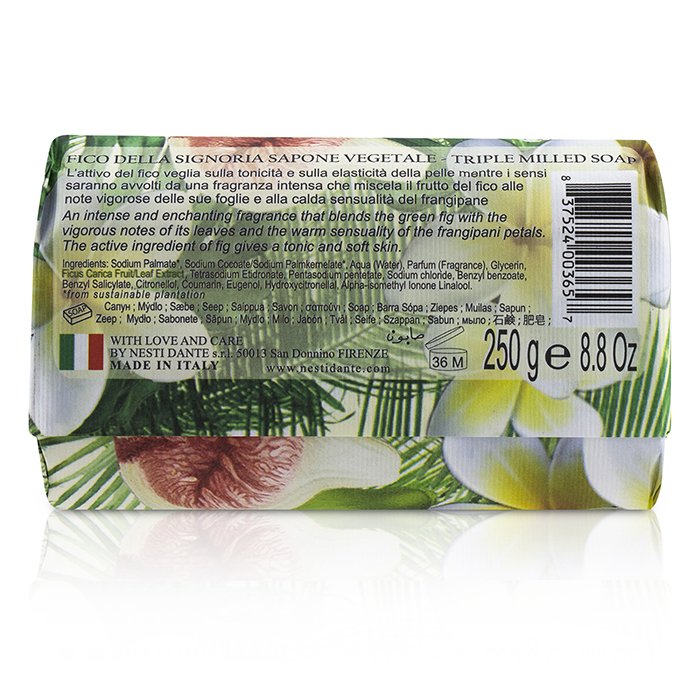Triple Milled Vegetal Soap With Love & Care - Fico Della Signoria - 250g/8.8oz