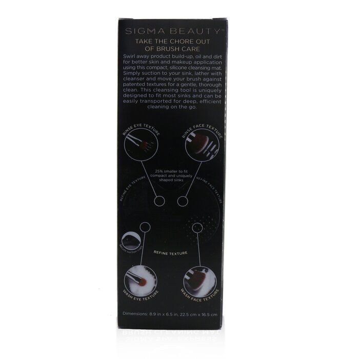 Spa Express Brush Cleaning Mat - Black - -