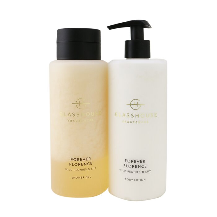 Forever Florence (wild Peonies & Lily) Body Duo : Shower Gel + Body Lotion - 2x400ml/13.52oz