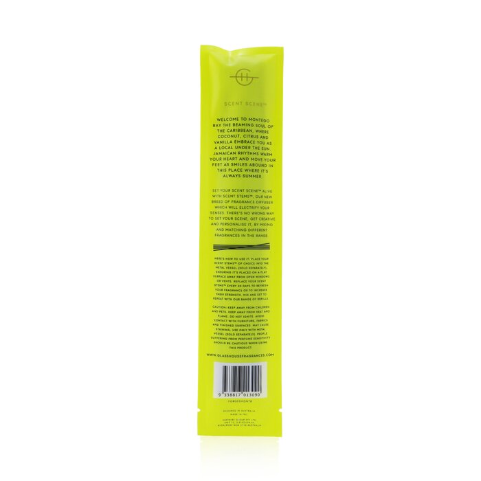 Replacement Scent Stems - Montego Bay Rhythm (coconut & Lime) - 5 Sticks