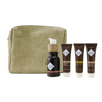 The Potion Of Perfection Set With Pouch: 1x Hydra Brightening - Firming Serum - 30ml/1oz + 1x Hydra Brightening Pure Radiance Rich Cleansing Milk -