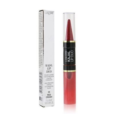 Kajal Lip Duo High Precision Lipstick & Illuminating Gloss - # 05 Red Crush - -