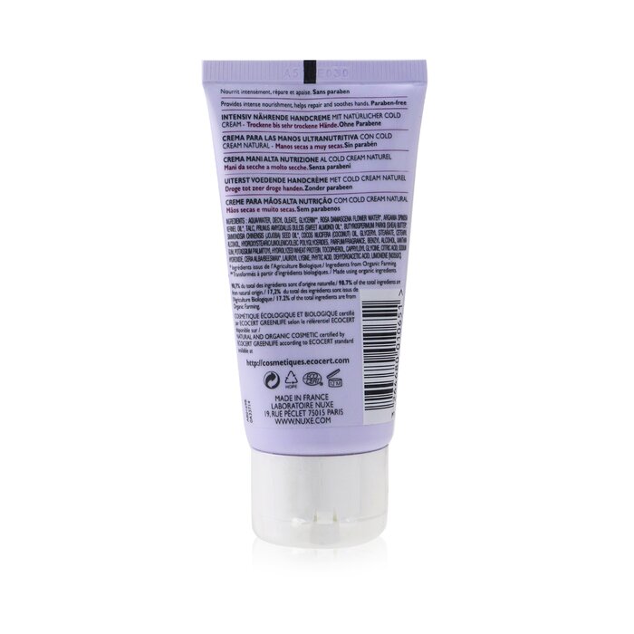 Bio Beaute By Nuxe High-nutrition Hand Cream With Natural Cold Cream (for Dry To Very Dry Hands) - 50ml/1.5oz