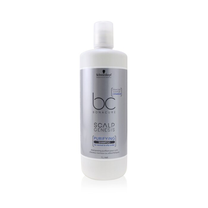 Bc Bonacure Scalp Genesis Purifying Shampoo (for Normal To Oily Scalps) - 1000ml/33.8oz