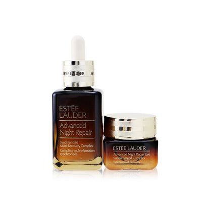Advanced Night Repair Set: Synchronized Multi-recovery Complex 50ml+ Eye Supercharged Complex 15ml - 2pcs