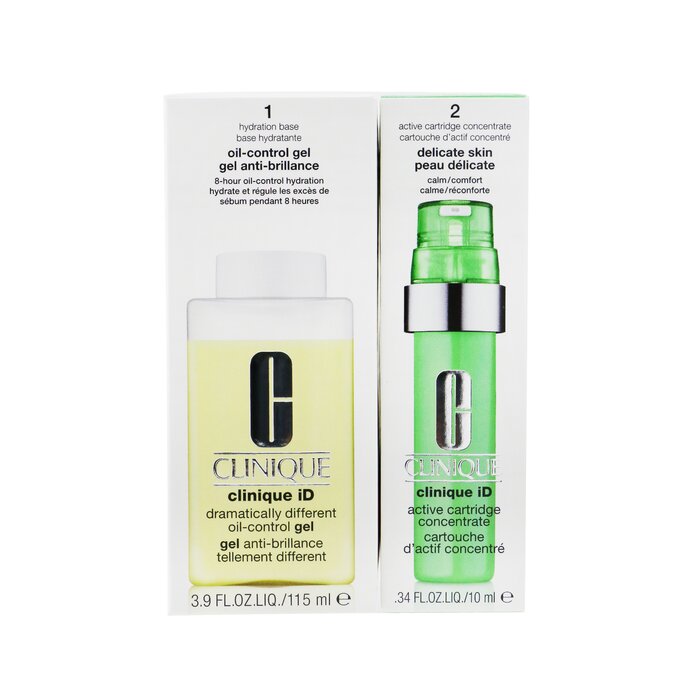 Clinique Id Dramatically Different Oil-control Gel + Active Cartridge Concentrate For Delicate Skin - 125ml/4.2oz