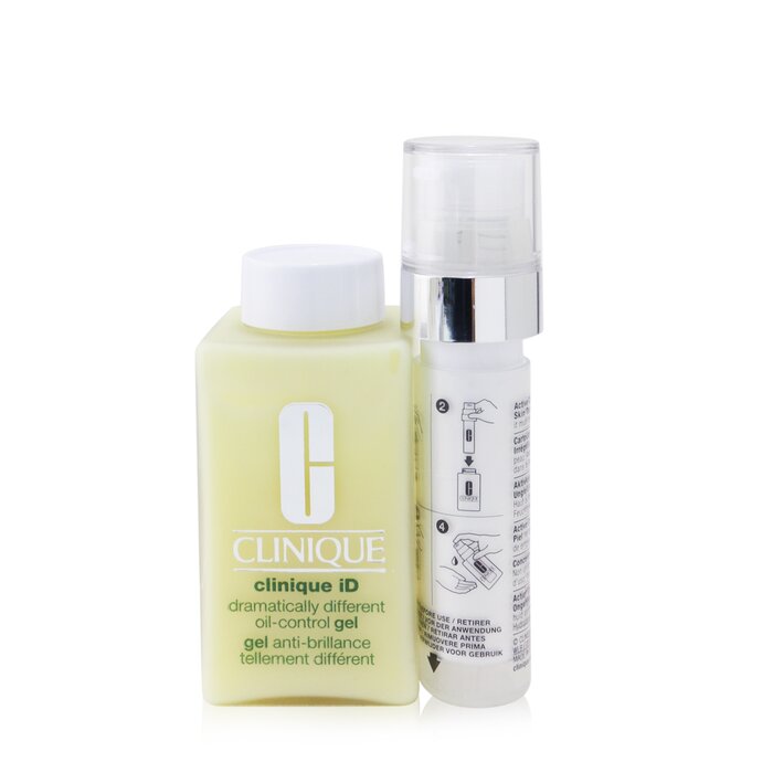 Clinique Id Dramatically Different Oil-control Gel + Active Cartridge Concentrate For Uneven Skin Tone - 125ml/4.2oz