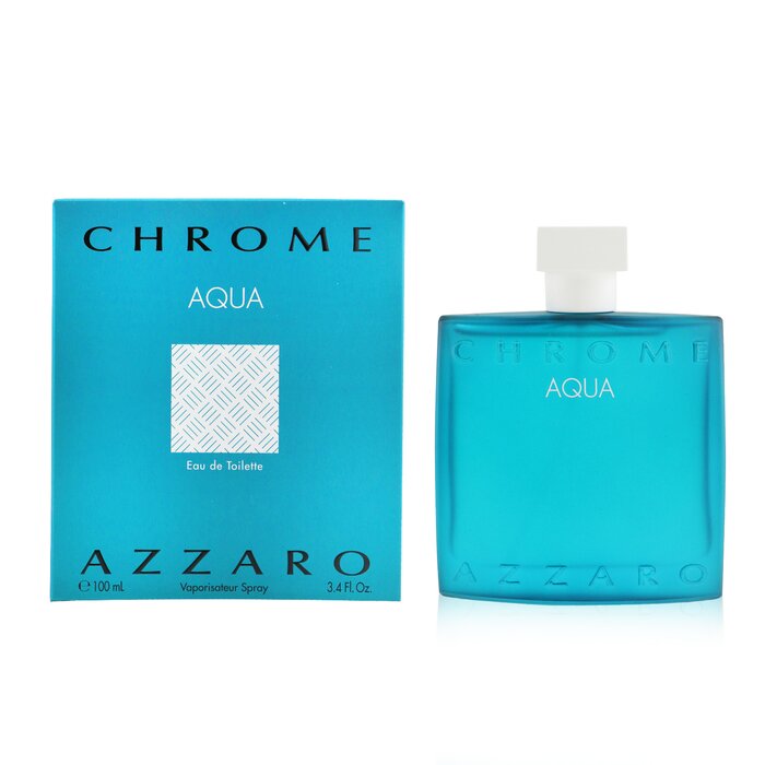 Chrome Aqua Eau De Toilette Spray - 100ml/3.4oz
