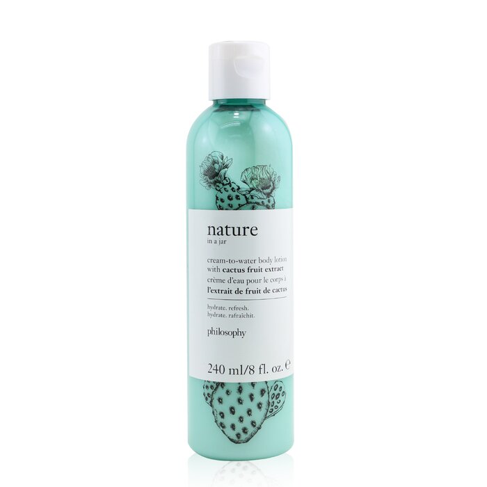 Nature In A Jar Cream-to-water Body Lotion With Cactus Fruit Extract - 240ml/8oz