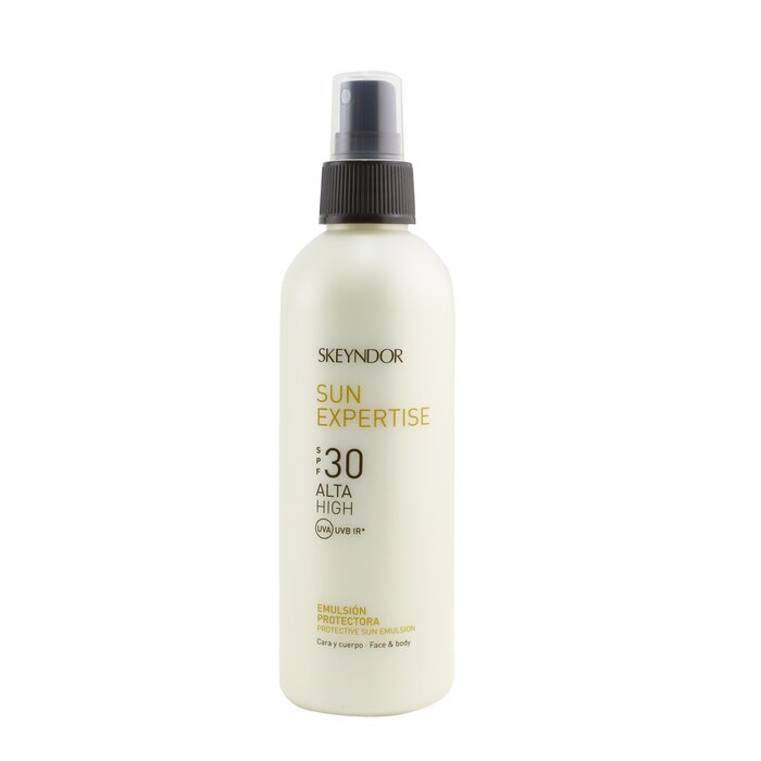 Sun Expertise Protective Face & Body Sun Emulsion Spf 30 (for All Skin Types & Water-resistant) - 200ml/6.8oz