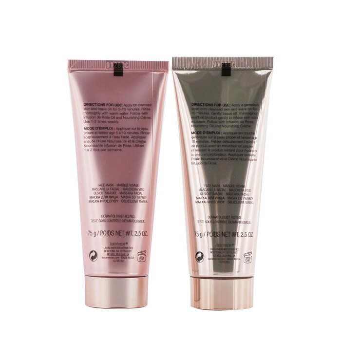 Infusion De Rose Mask Duet Set: 1x Flawless Skin Infusion De Rose Moisturizing Glow Mask - 75g/2.5oz + 1x Flawless Skin Infusion De Rose Purifying
