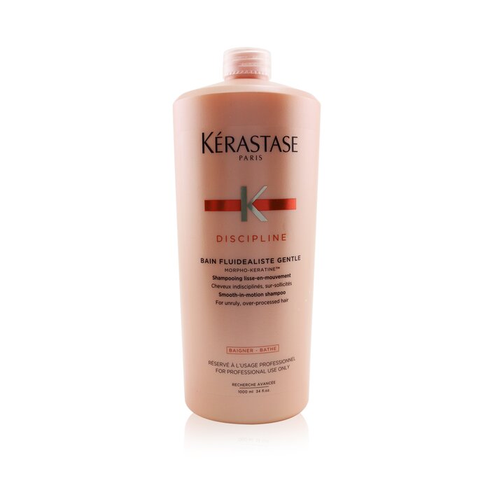 Discipline Bain Fluidealiste Smooth-in-motion Gentle Shampoo (for Unruly, Over-processed Hair) - 1000ml/3.4oz