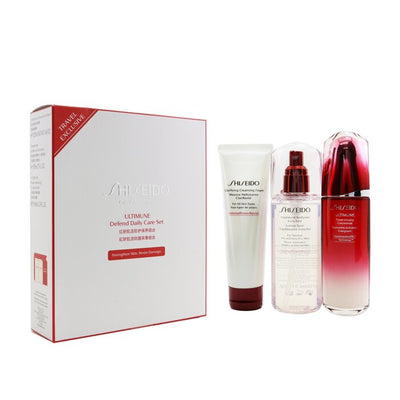 Ultimune Defend Daily Care Set: Ultimune Power Infusing Concentrate 100ml + Clarifying Cleansing Foam 125ml + Treatment Softener Enriched 150ml - 3pcs