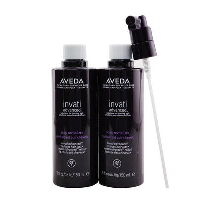 Invati Advanced Scalp Revitalizer - Solutions For Thinning Hair (2 Refills + Pump) - 2x150ml