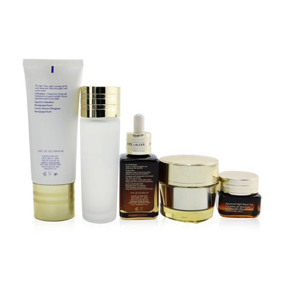 Your Nightly Skincare Experts: Anr 50ml+ Revitalizing Supreme+ Soft Cream 50ml+ Eye Supercharged 15ml+ Micro Cleans... - 5pcs