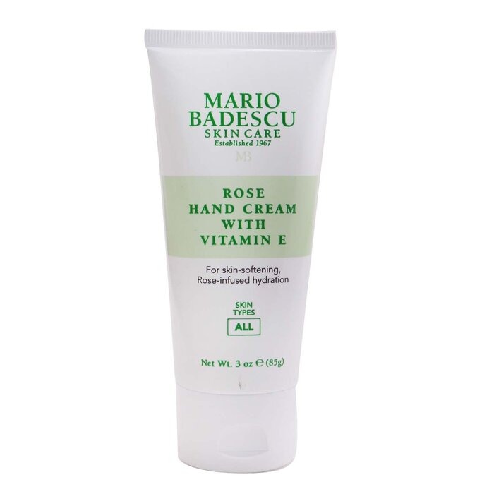 Hand Cream With Vitamin E - Rose - 85g/3oz