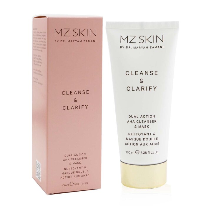 Cleanse & Clarify Dual Action Aha Cleanser & Mask - 100ml/3.38oz