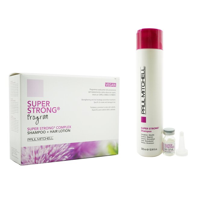 Strength Super Strong Complex Program Set: Shampoo 300ml + Hair Lotion 12x6ml - 13pcs