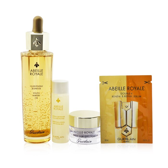 Abeille Royale Age-defying Programme: Youth Watery Oil 50ml + Fortifying Lotion 15ml + Double R Serum 8x0.6ml + Day Cream 7ml - 11pcs
