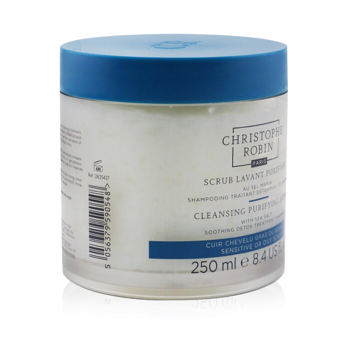 Cleansing Purifying Scrub With Sea Salt (soothing Detox Treatment Shampoo) - Sensitive Or Oily Scalp - 250ml/8.4oz