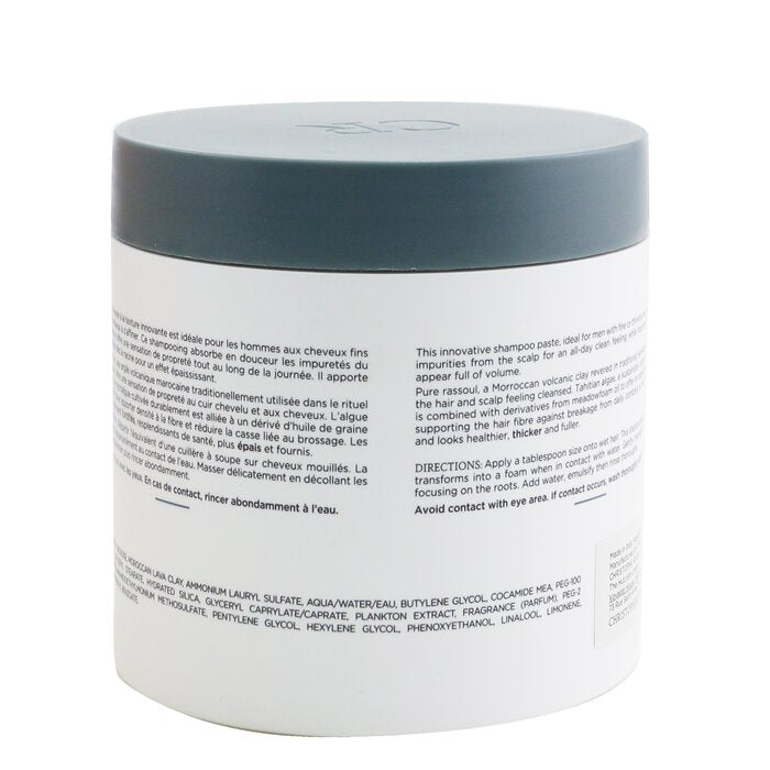 Cleansing Thickening Paste With Tahitian Algae For Men (instant Body Boosting Clay To Foam Shampoo) - Thinning & Fine Hair - 250ml/8.4oz