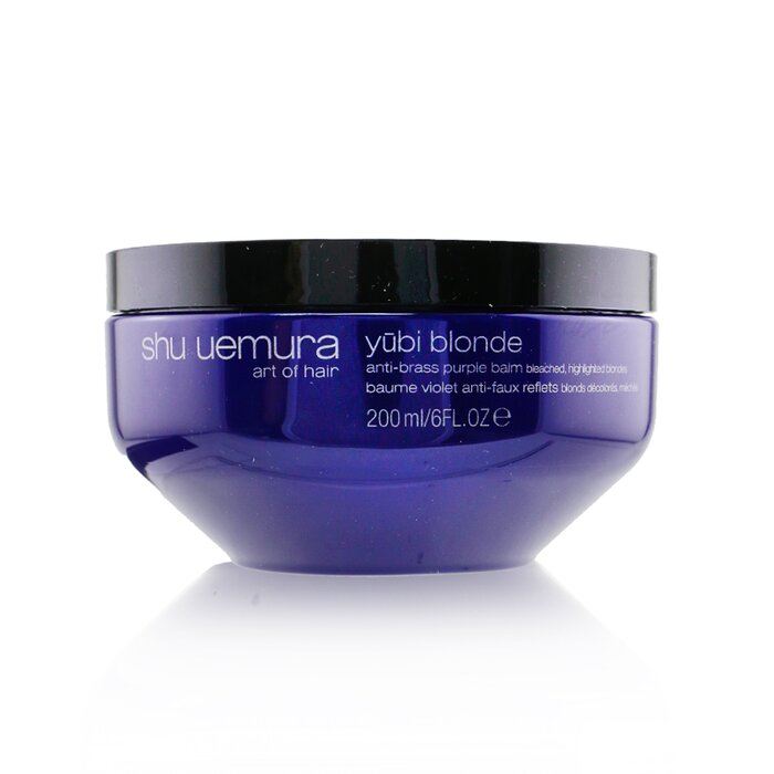 Yubi Blonde Anti-brass Purple Balm (hair Mask) - Bleached, Highlighted Blondes - 200ml/6oz